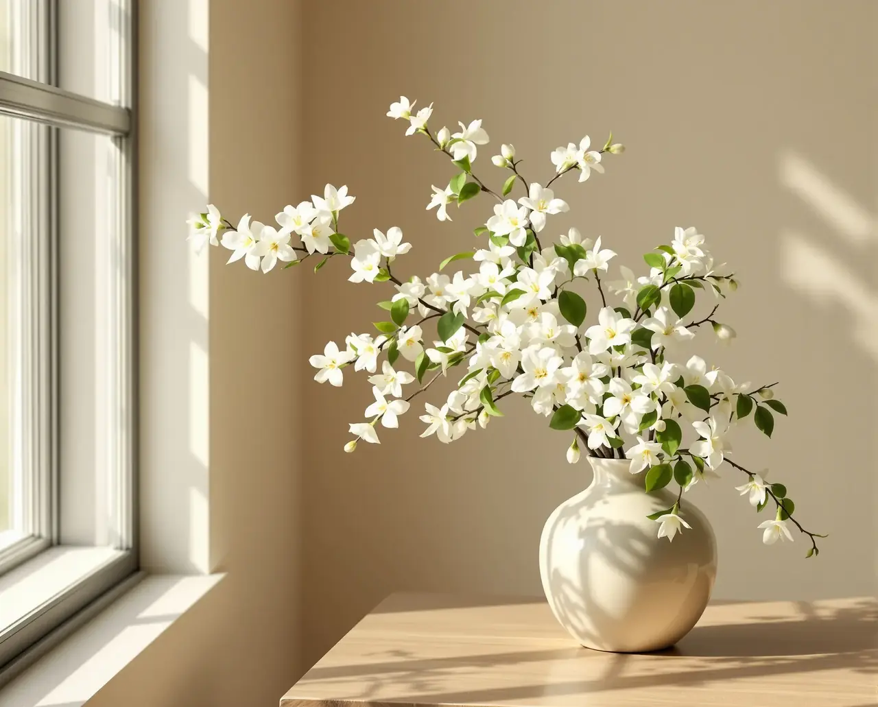 社会黑料品牌形象 - 茉莉花插花艺术